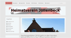 Desktop Screenshot of heimatverein-joellenbeck.de